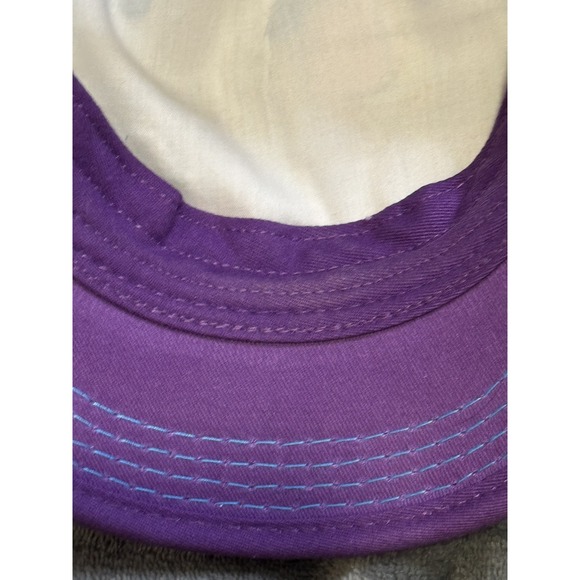 Disney Parks Hat Cap Strap Back Purple Plaid Mickey Mouse Rhinestone Womens OSFA - Picture 9 of 12